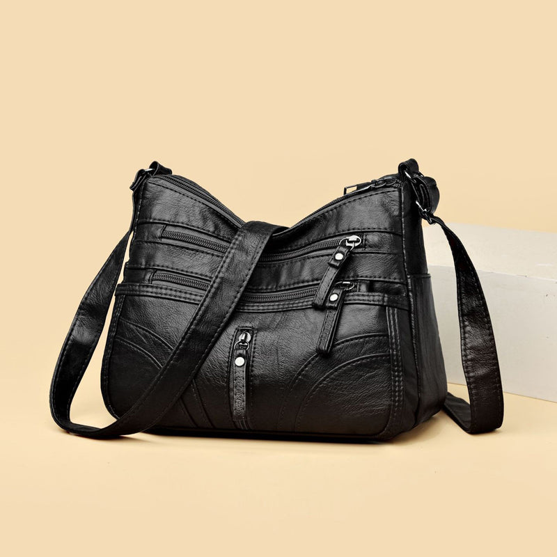 Vintage Relaxed Shoulder Bag | Soft Fabric | Casual Everyday Use