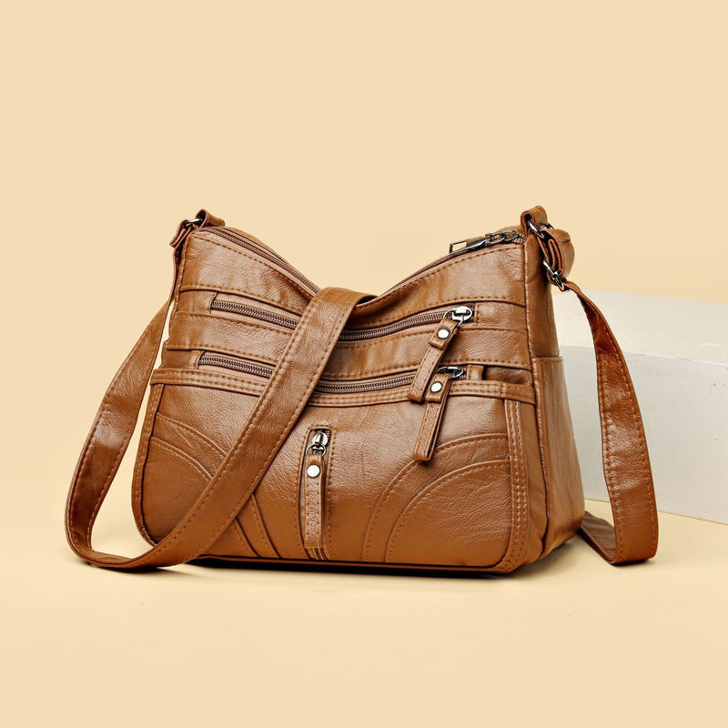 Vintage Relaxed Shoulder Bag | Soft Fabric | Casual Everyday Use