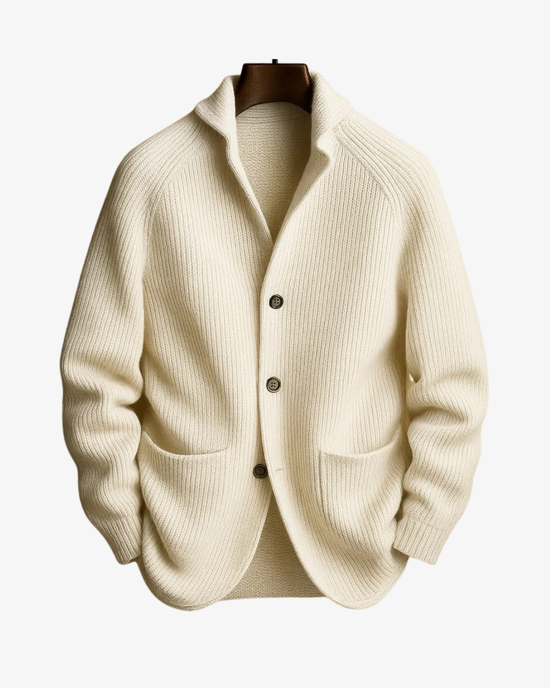 Tailored Knit Cardigan with Button Front for Casual Wear