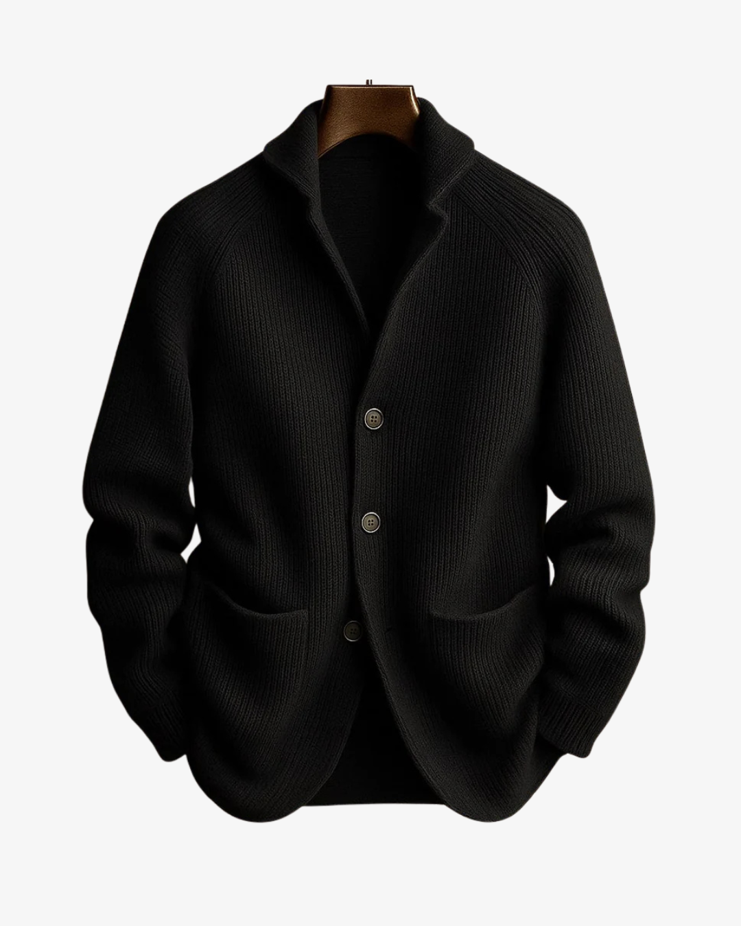 Tailored Knit Cardigan with Button Front for Casual Wear