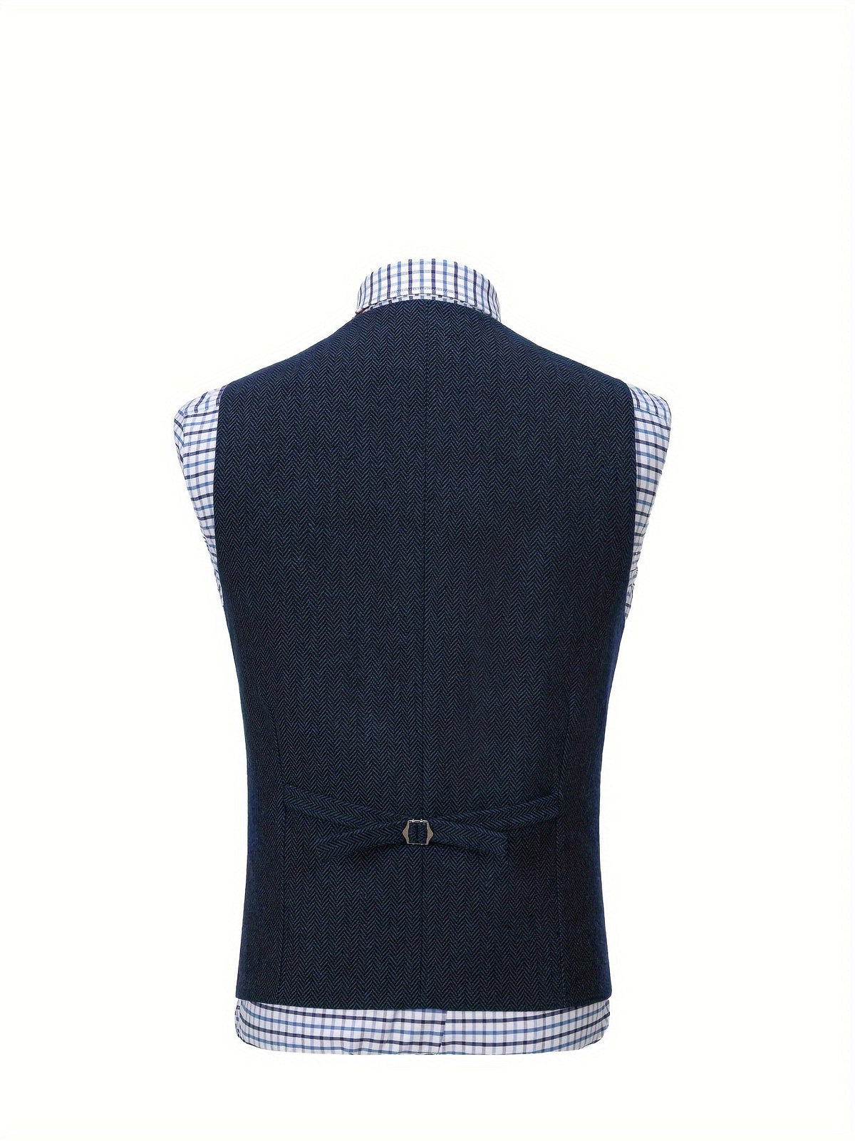 Herringbone Vest for Men | Heritage Style | Warm Wool Blend | Casual Wear