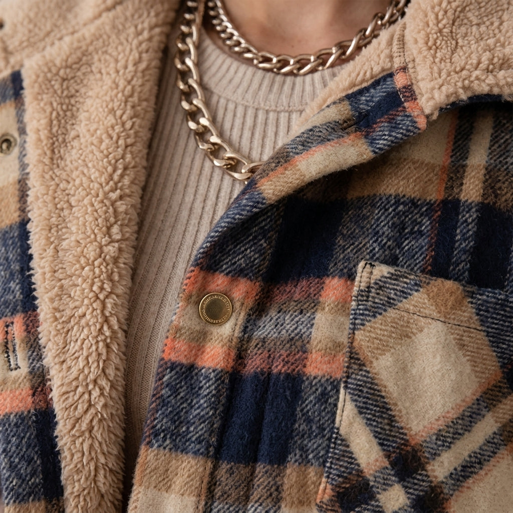Women's Wool Knit Jacket – Elegant Cardigan, Button Front, Cozy Autumn/Winter Outerwear