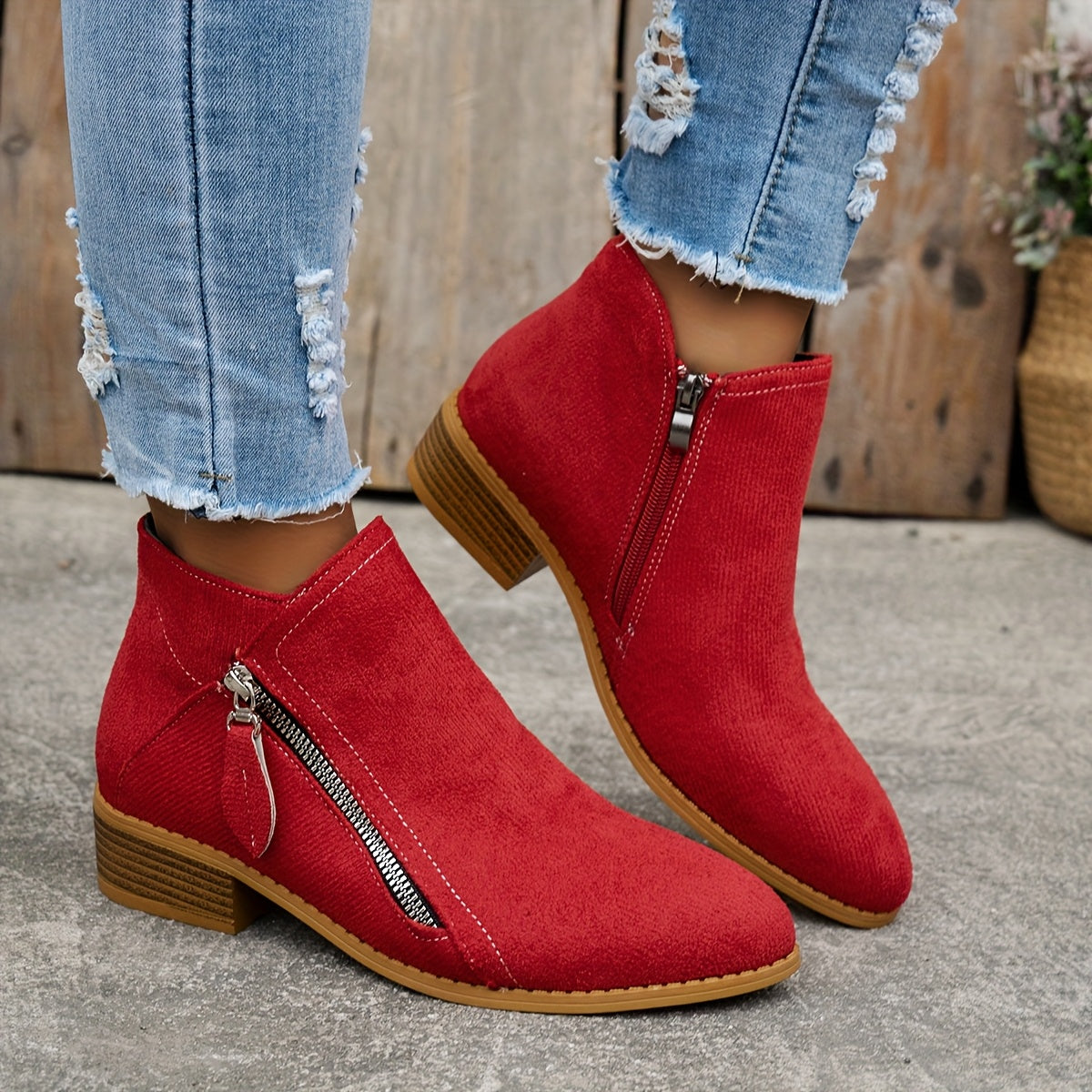 Elegant Zipper Shoes for Women | Comfortable Design | Casual Footwear