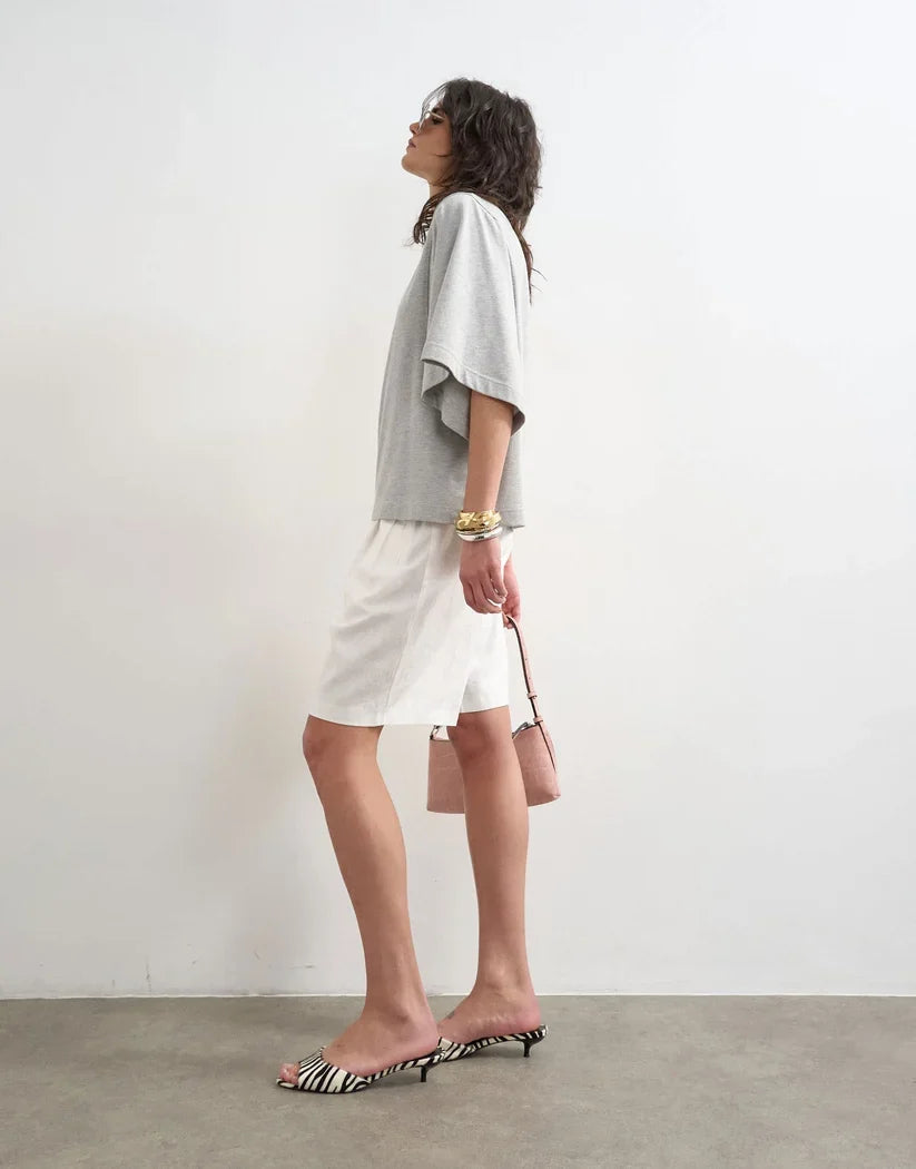 Batwing T-Shirt – Women's Oversized Short Sleeve Top, Casual Everyday Style