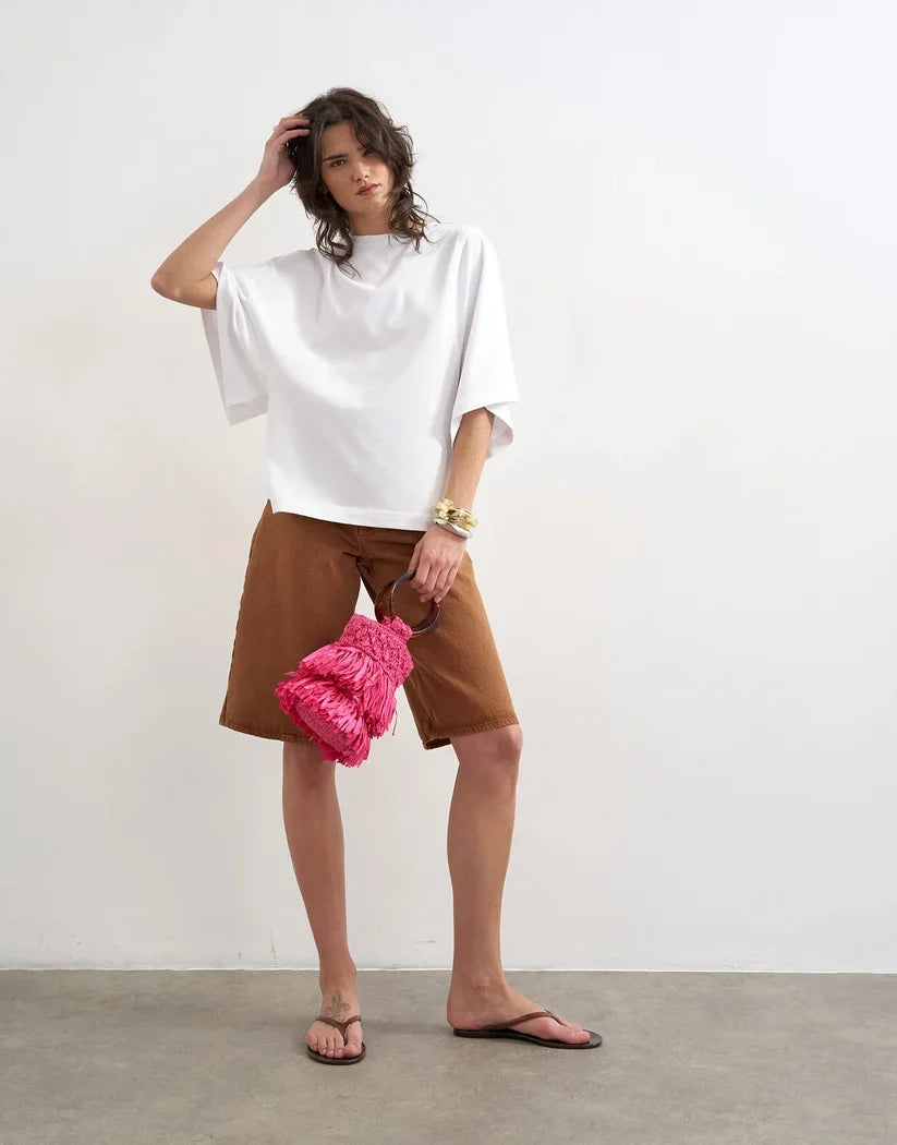 Batwing T-Shirt – Women's Oversized Short Sleeve Top, Casual Everyday Style