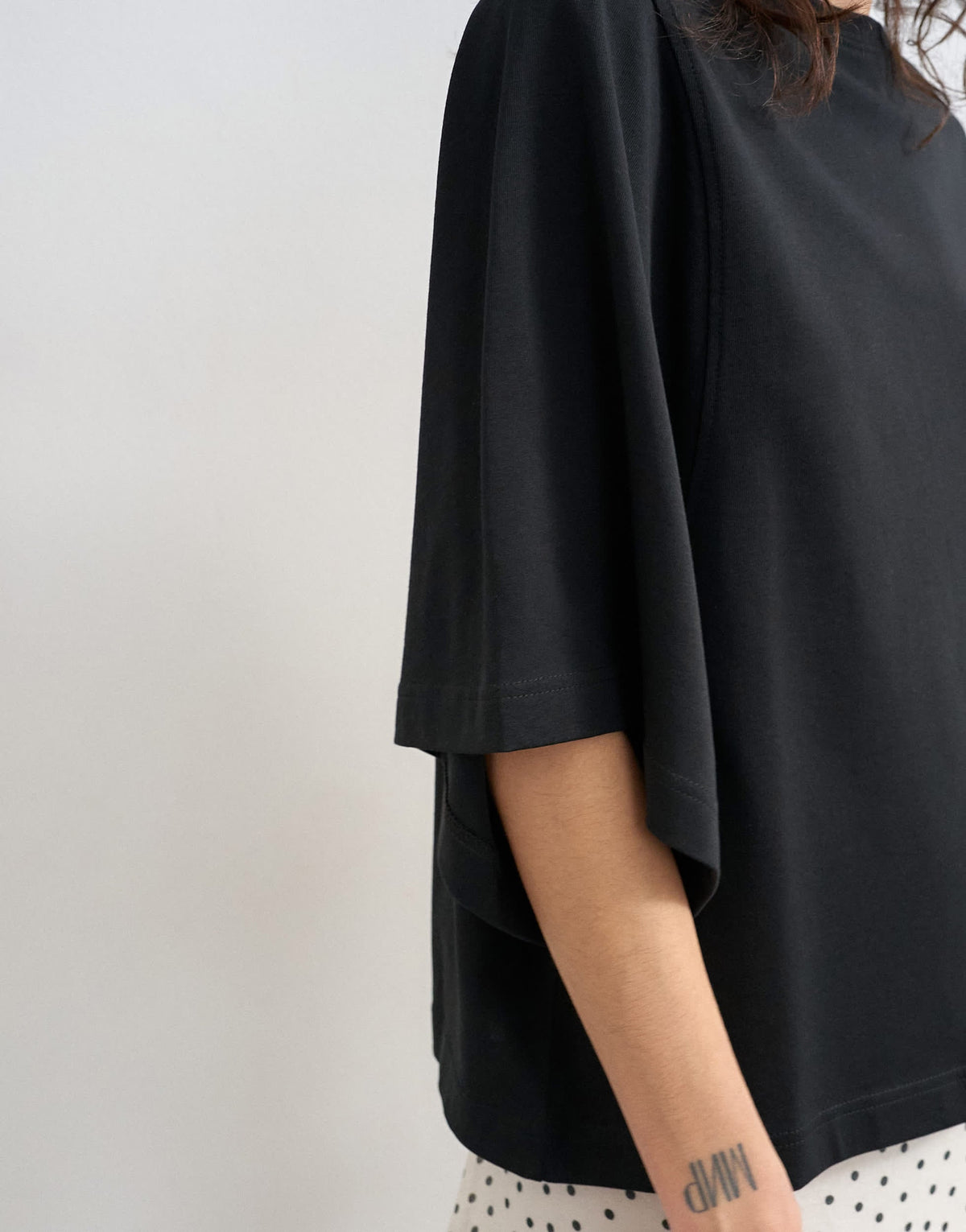 Batwing T-Shirt – Women's Oversized Short Sleeve Top, Casual Everyday Style