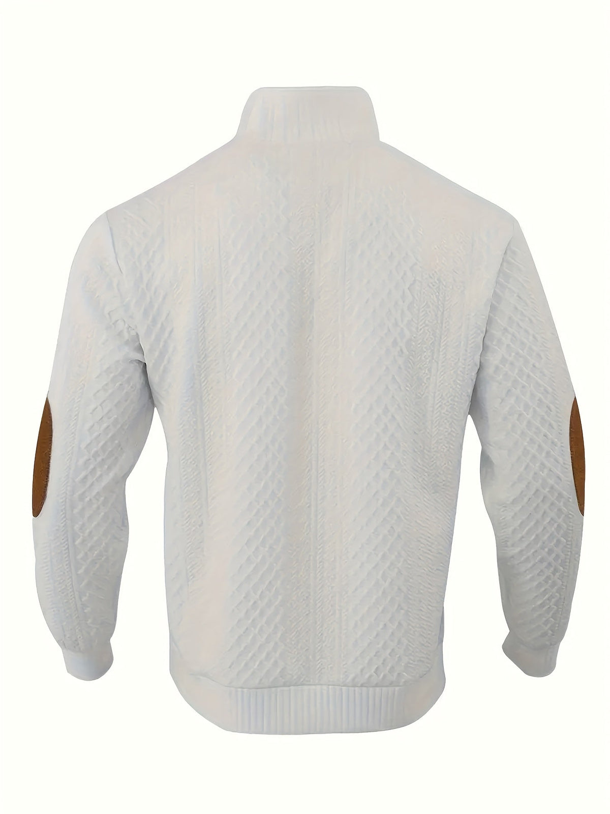 Stand Collar Button Henley Sweater for Men | Comfortable Knit Casual Wear