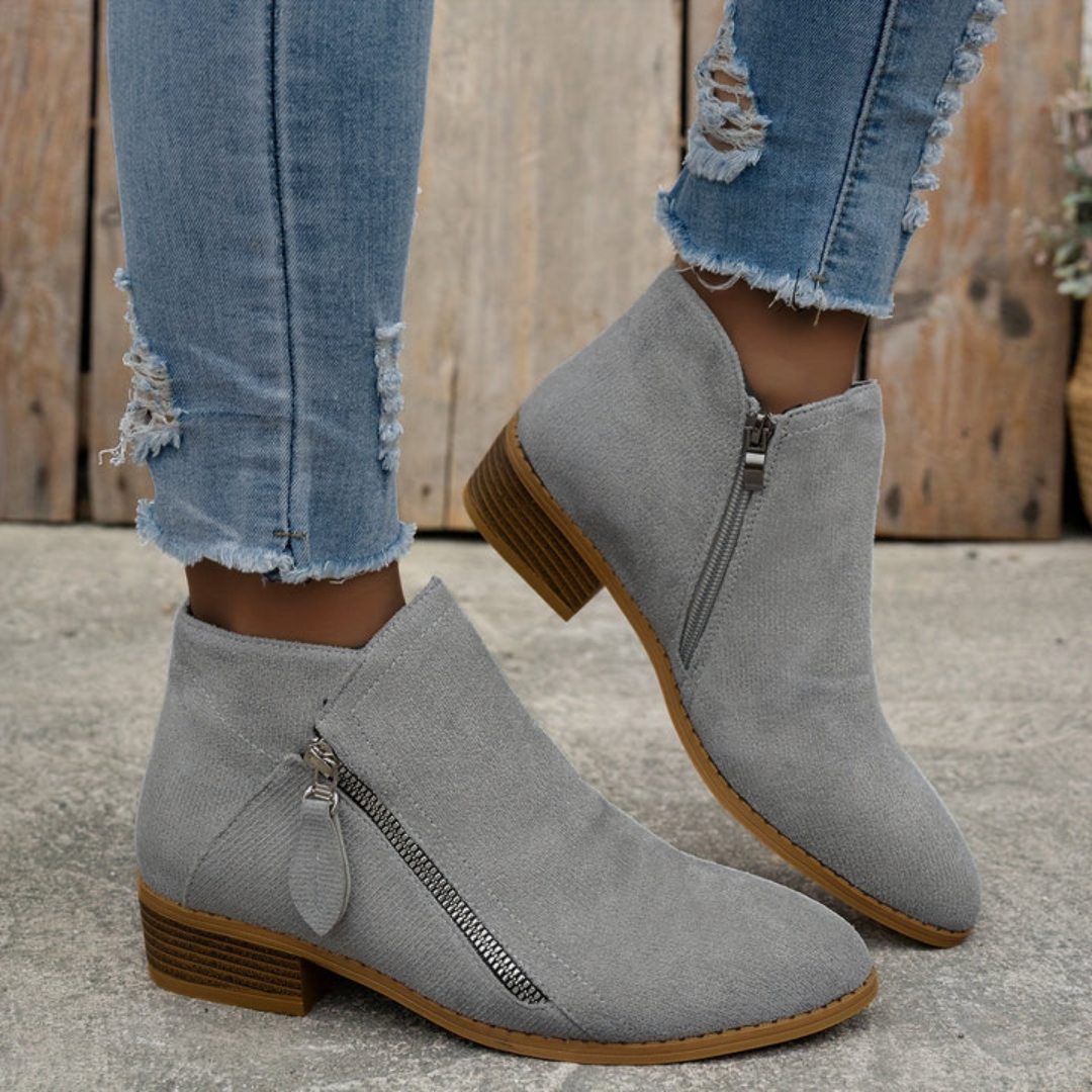 Elegant Zipper Shoes for Women | Comfortable Design | Casual Footwear
