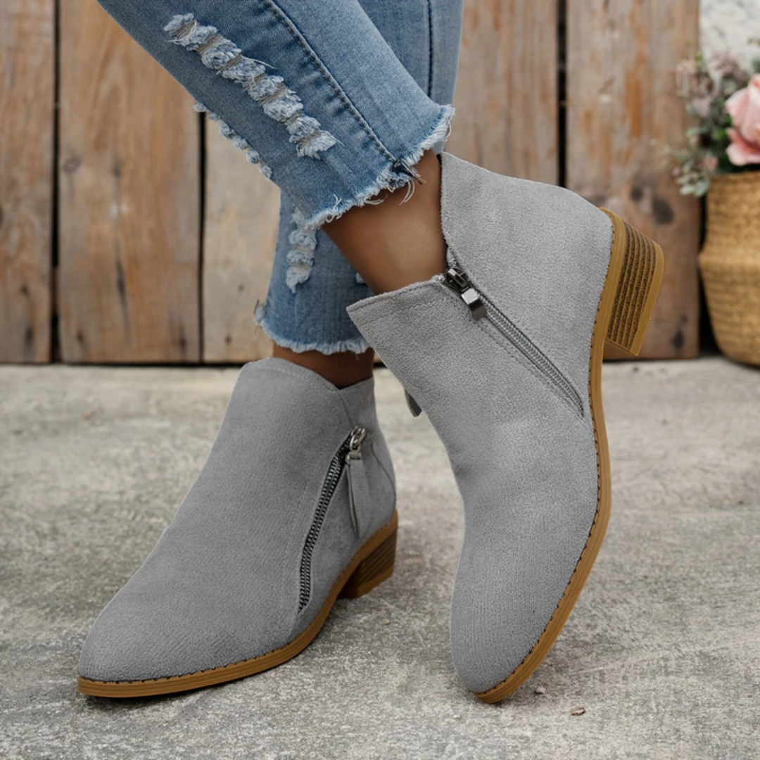 Elegant Zipper Shoes for Women | Comfortable Design | Casual Footwear