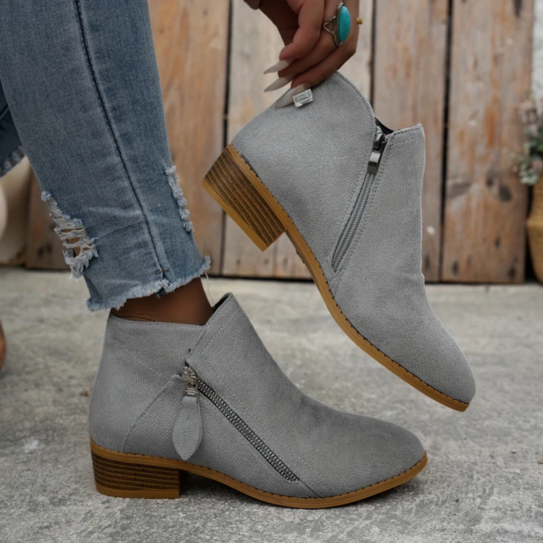 Elegant Zipper Shoes for Women | Comfortable Design | Casual Footwear