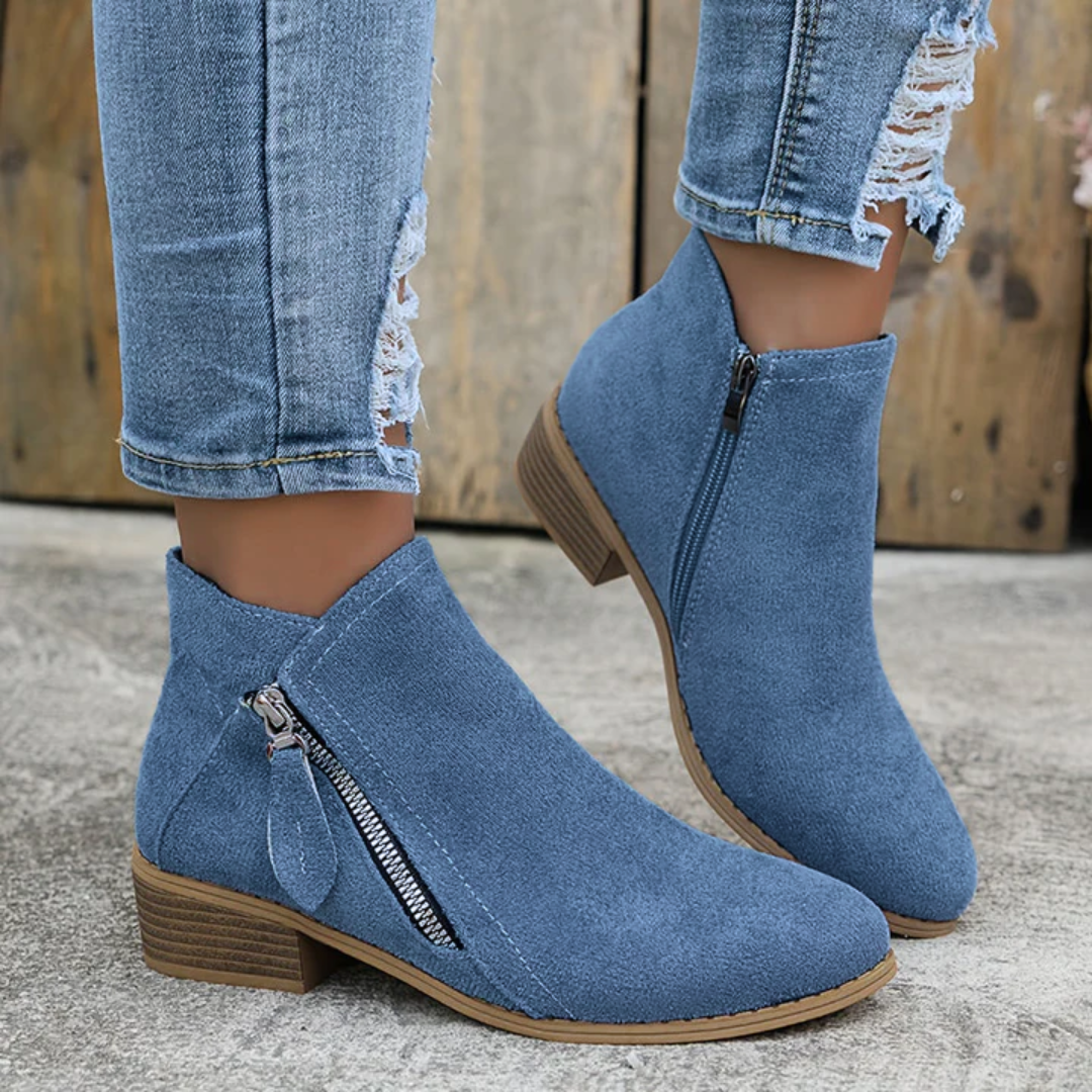 Elegant Zipper Shoes for Women | Comfortable Design | Casual Footwear