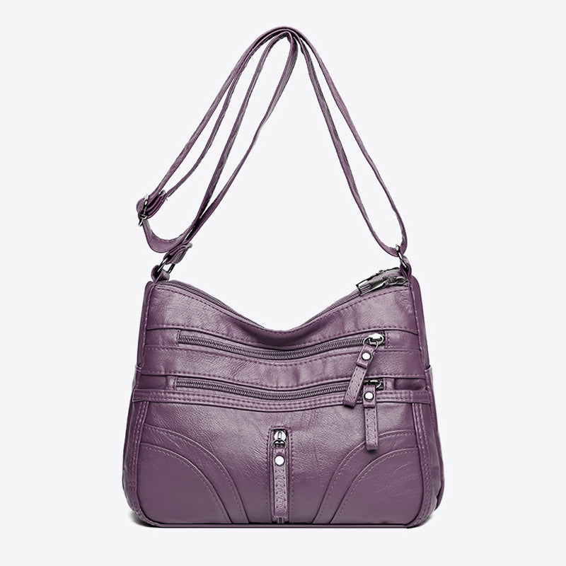 Vintage Relaxed Shoulder Bag | Soft Fabric | Casual Everyday Use