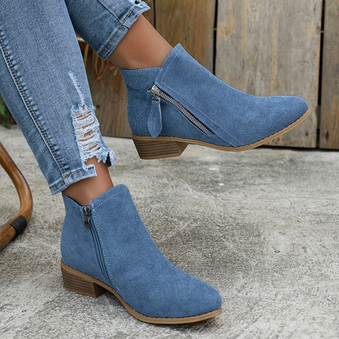 Elegant Zipper Shoes for Women | Comfortable Design | Casual Footwear