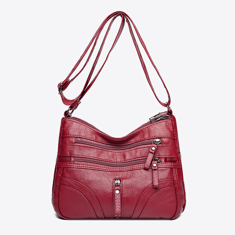 Vintage Relaxed Shoulder Bag | Soft Fabric | Casual Everyday Use