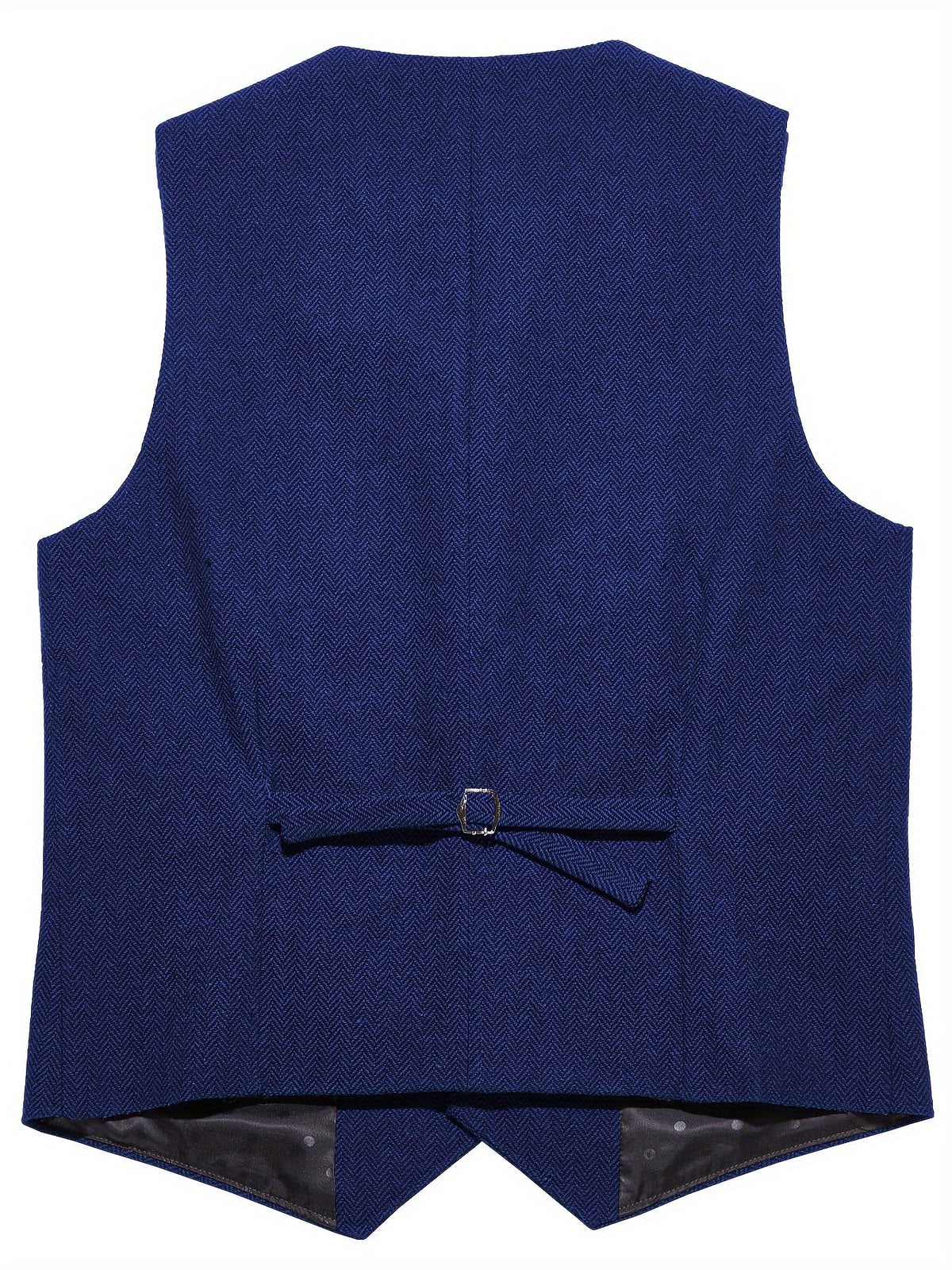 Herringbone Waistcoat in Refined Fabric for Formal or Smart-Casual Wear