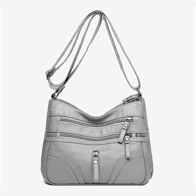 Vintage Relaxed Shoulder Bag | Soft Fabric | Casual Everyday Use