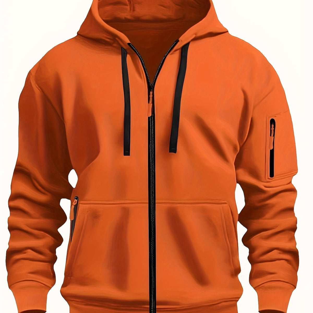 Zip-Up Hoodie for Everyday Wear | Comfortable Cotton Blend | Casual Style