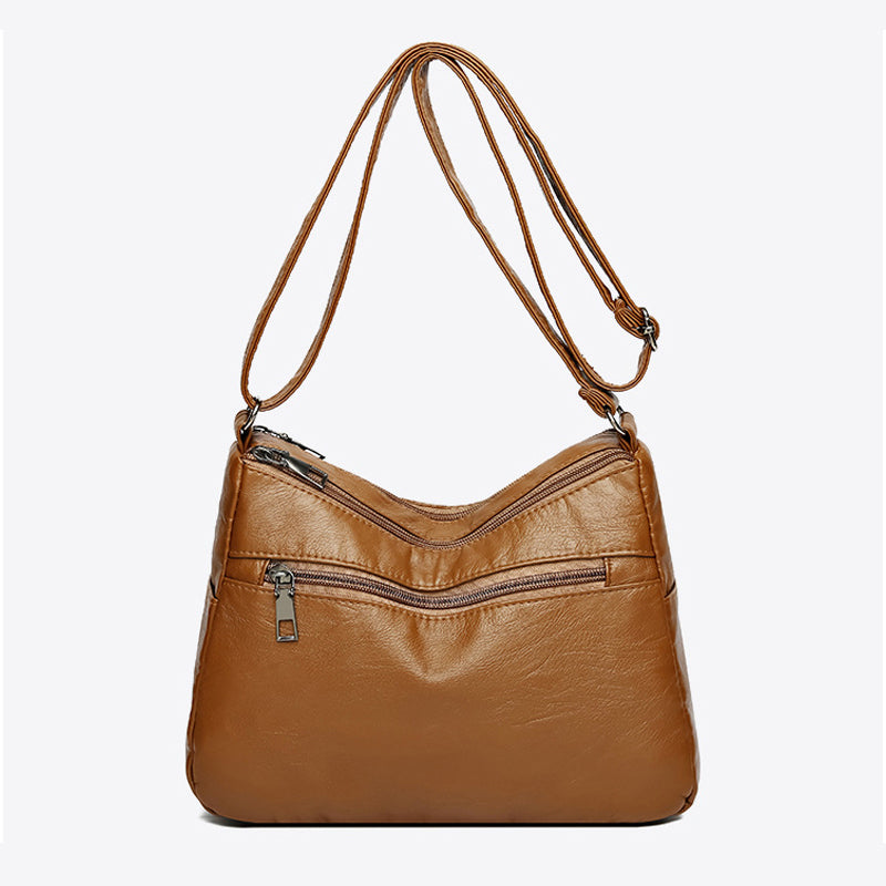 Vintage Relaxed Shoulder Bag | Soft Fabric | Casual Everyday Use