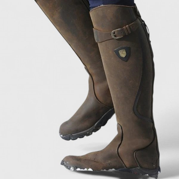 Supportive Buckled Accent Boots for Women - Stylish Casual Footwear