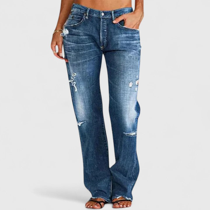 Rugged Wide-Leg Jeans for Women | Durable Denim | Casual Everyday Wear