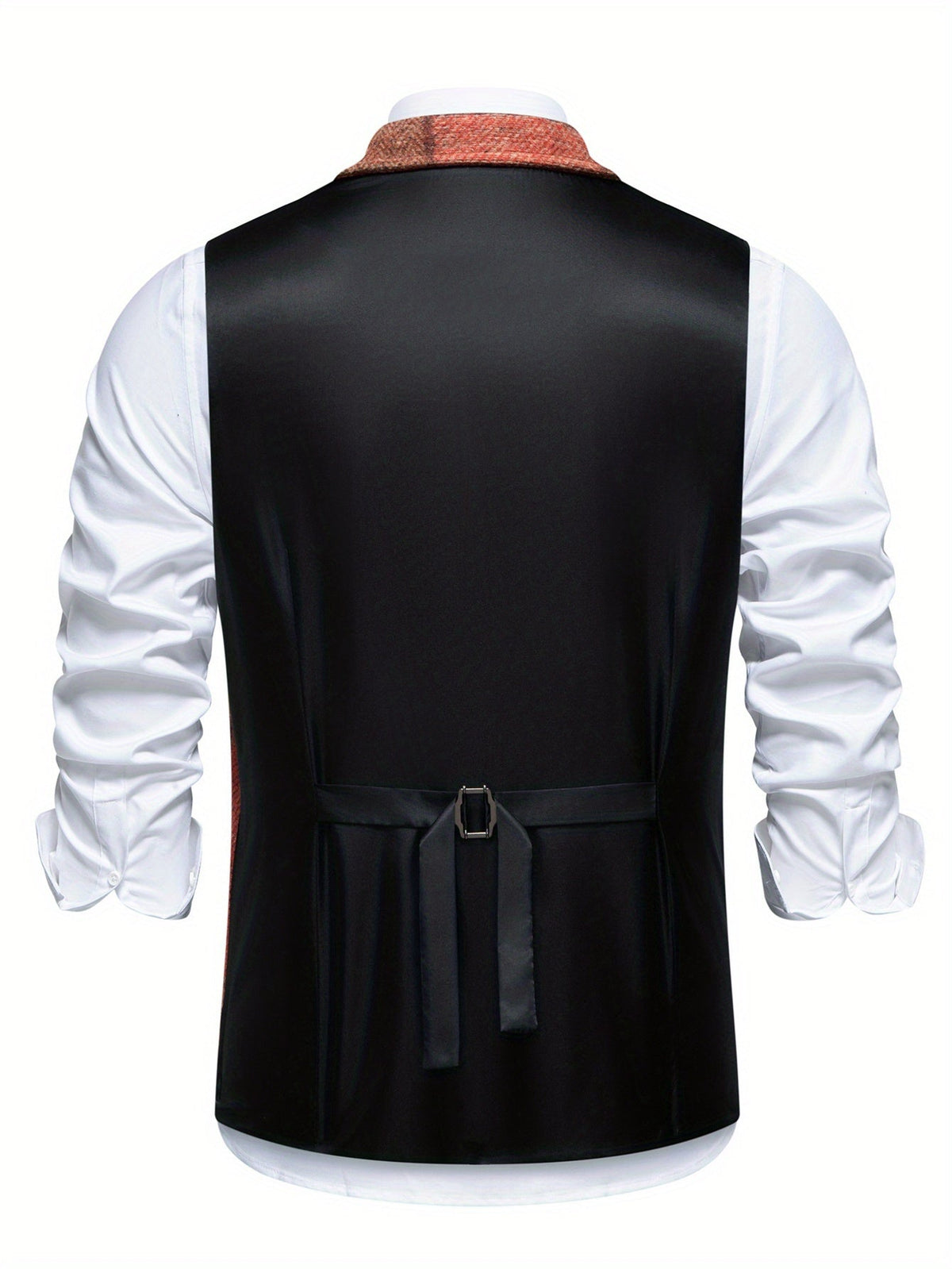 Patchwork Herringbone Vest | Stylish Layering Piece for Casual Wear