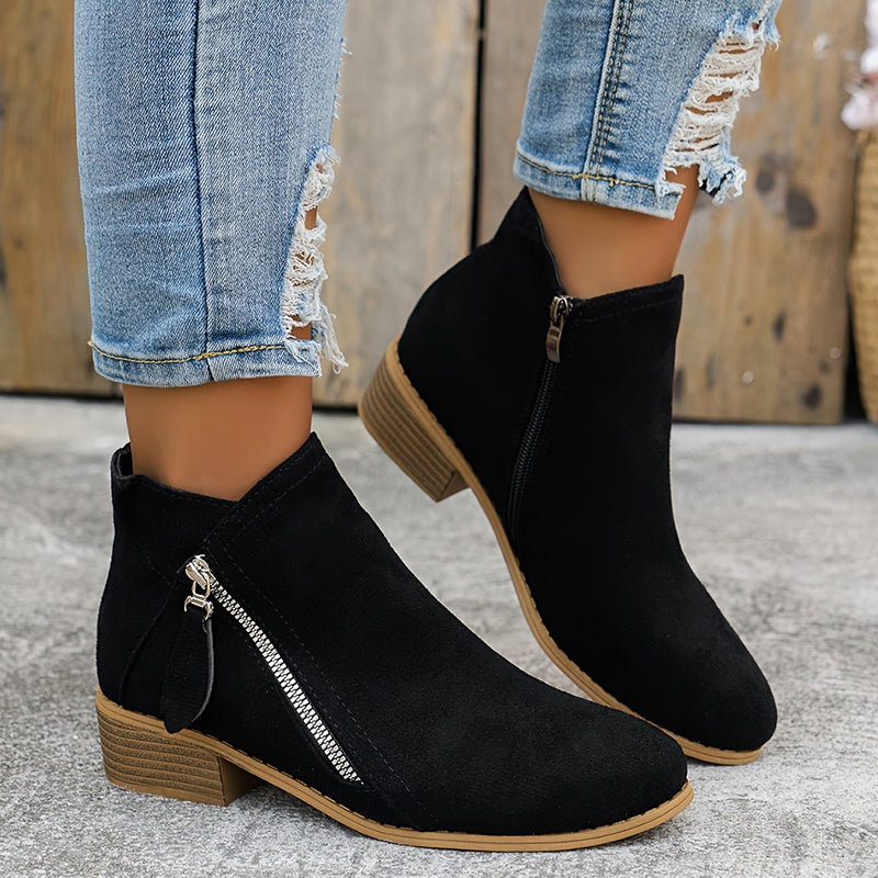 Elegant Zipper Shoes for Women | Comfortable Design | Casual Footwear
