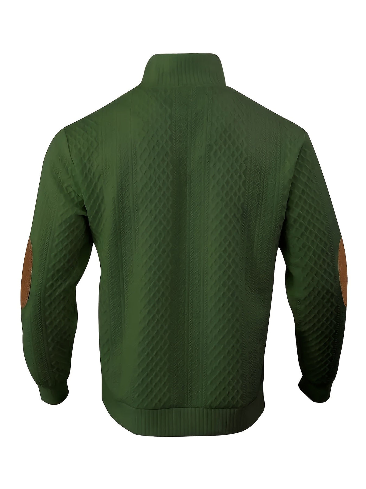 Stand Collar Button Henley Sweater for Men | Comfortable Knit Casual Wear