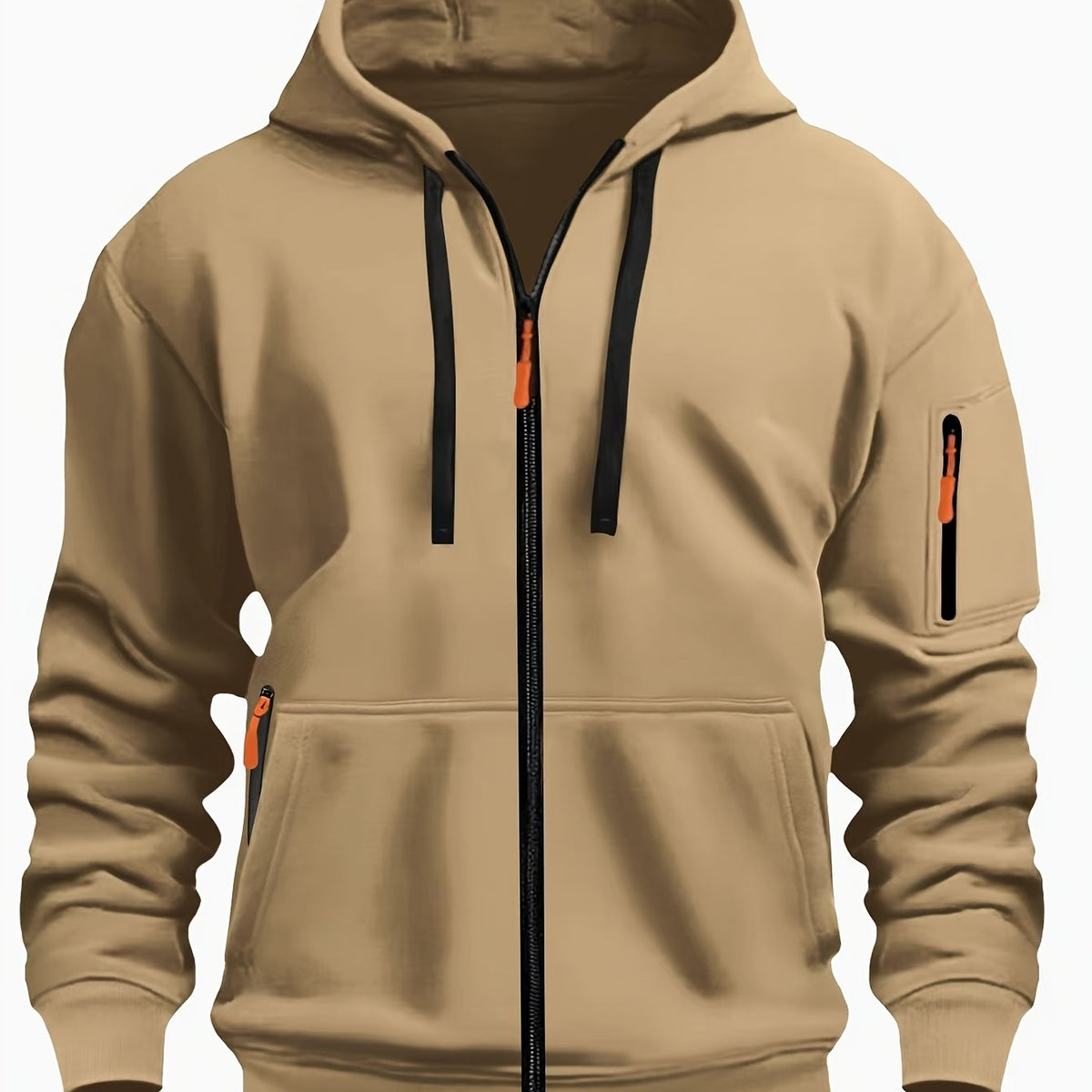 Zip-Up Hoodie for Everyday Wear | Comfortable Cotton Blend | Casual Style