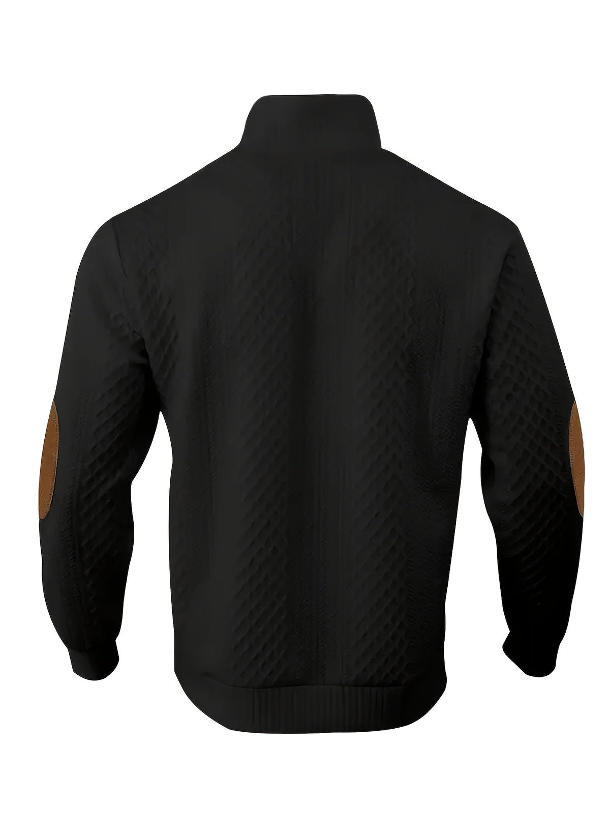 Stand Collar Button Henley Sweater for Men | Comfortable Knit Casual Wear