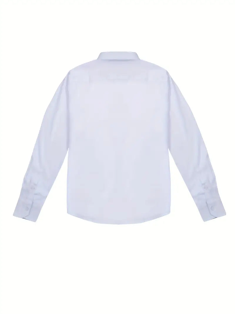 Tailored Button-Up Shirt | Cotton Blend | Classic Fit | Men's Dress Shirt