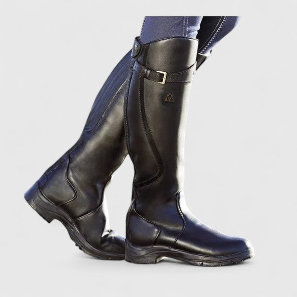 Supportive Buckled Accent Boots for Women - Stylish Casual Footwear