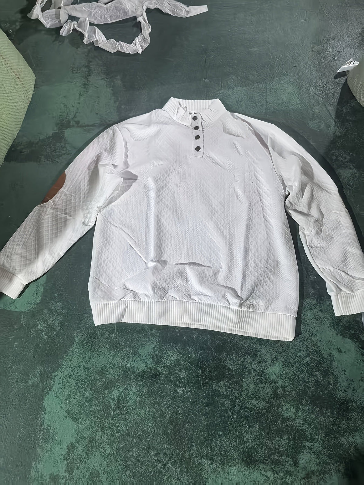 Stand Collar Button Henley Sweater for Men | Comfortable Knit Casual Wear