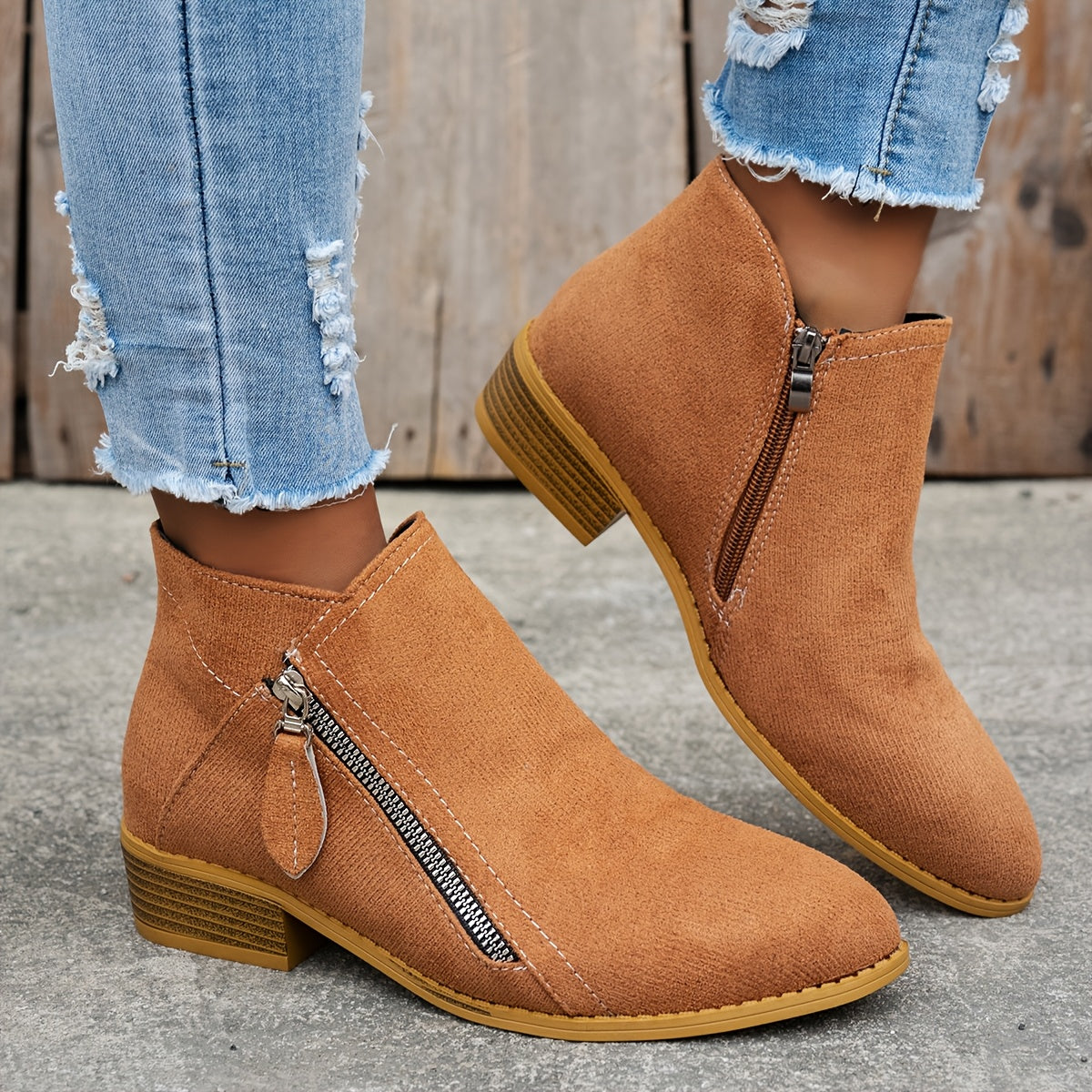 Elegant Zipper Shoes for Women | Comfortable Design | Casual Footwear