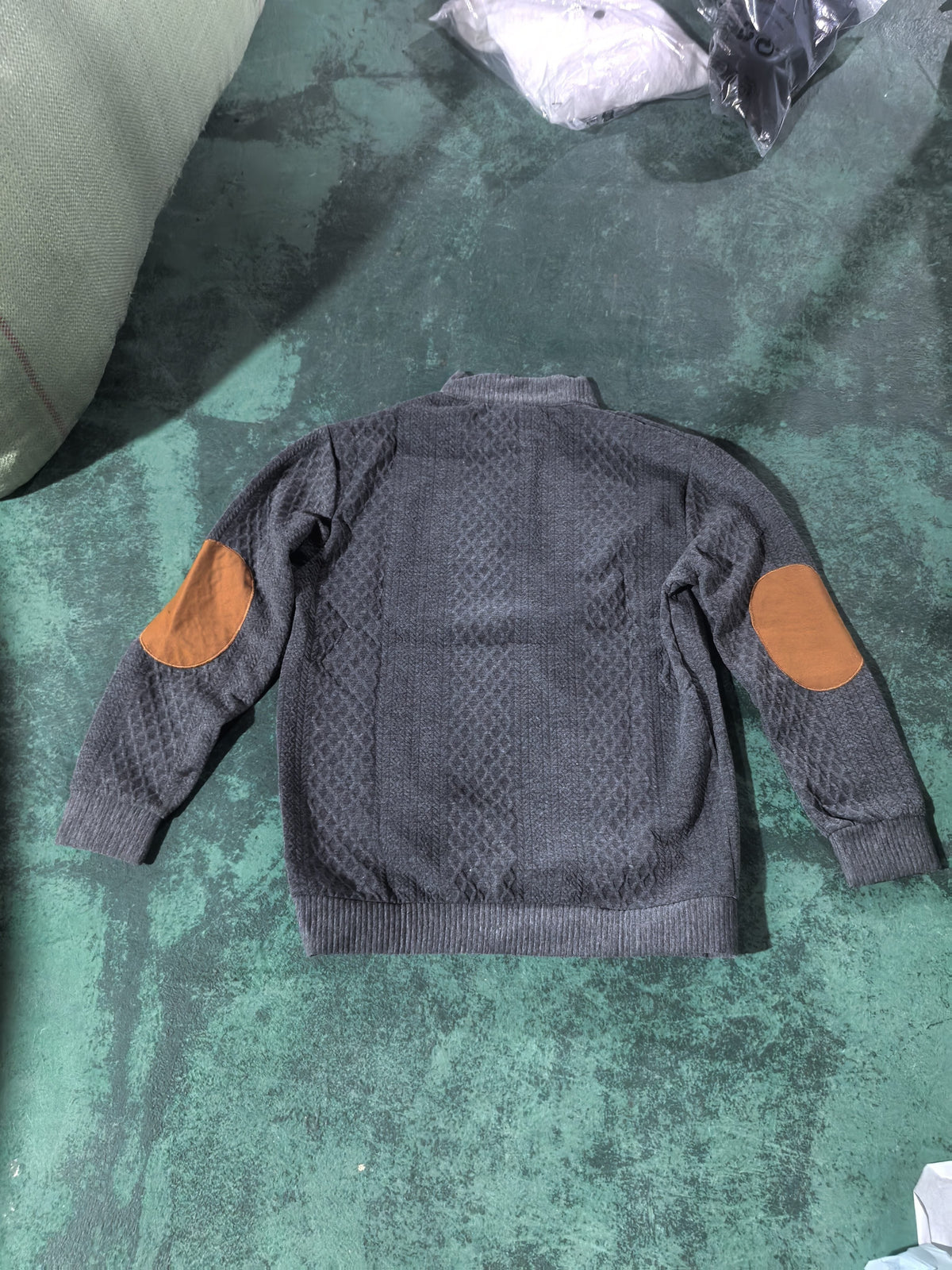 Stand Collar Button Henley Sweater for Men | Comfortable Knit Casual Wear