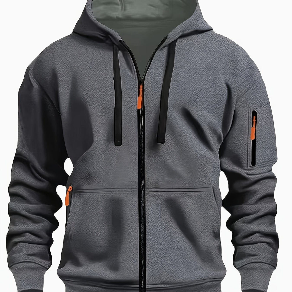 Zip-Up Hoodie for Everyday Wear | Comfortable Cotton Blend | Casual Style