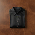 Black Satin Shirt