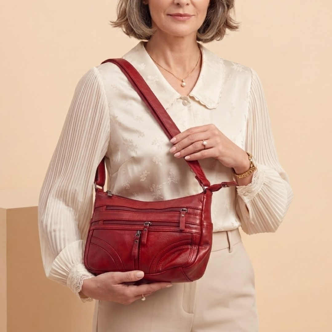 Vintage Relaxed Shoulder Bag | Soft Fabric | Casual Everyday Use