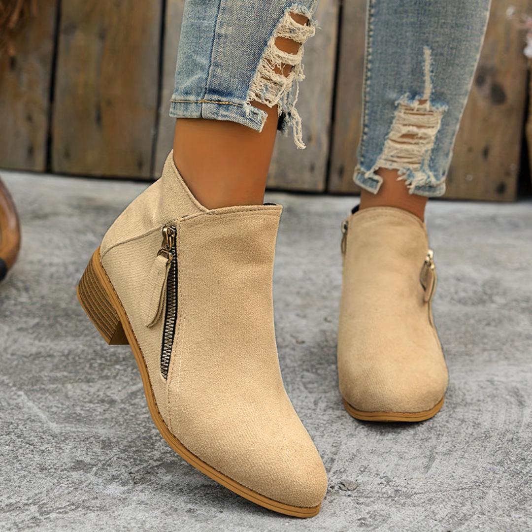 Elegant Zipper Shoes for Women | Comfortable Design | Casual Footwear