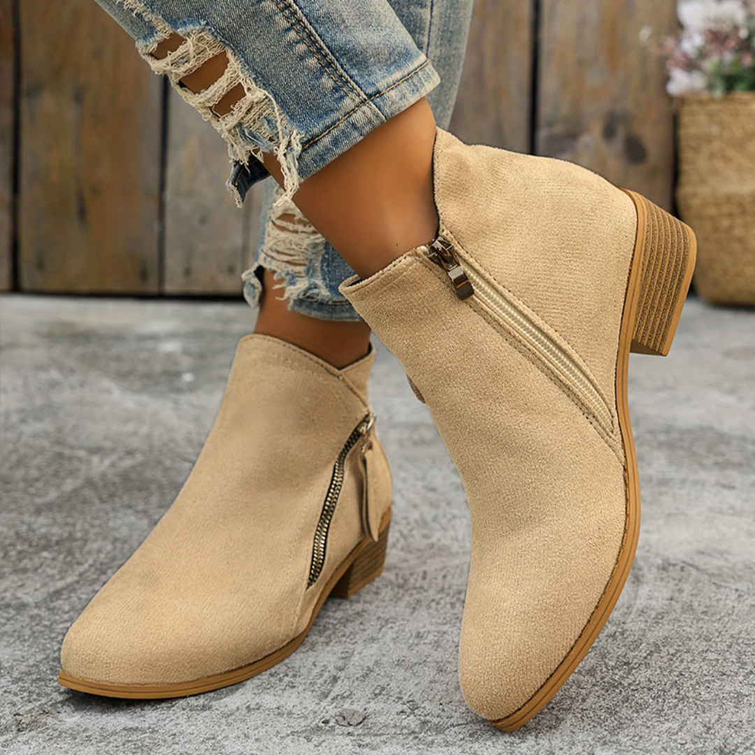 Elegant Zipper Shoes for Women | Comfortable Design | Casual Footwear