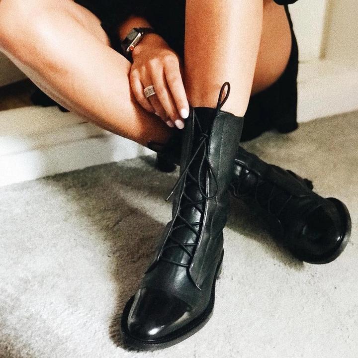 Lace-Up Ankle Boots in Elegant Lace Design for Casual and Formal Wear