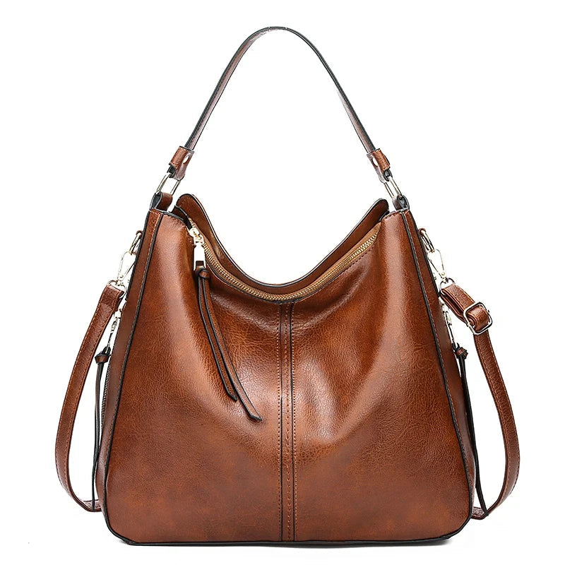Casual Retro Shoulder Bag with Adjustable Strap for Everyday Use