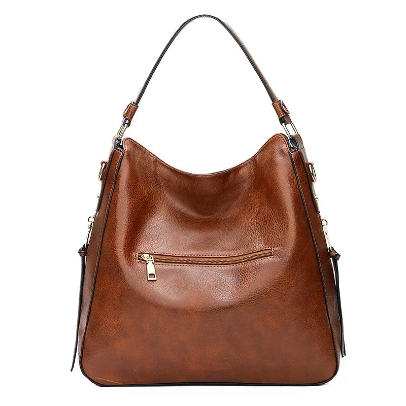 Casual Retro Shoulder Bag with Adjustable Strap for Everyday Use