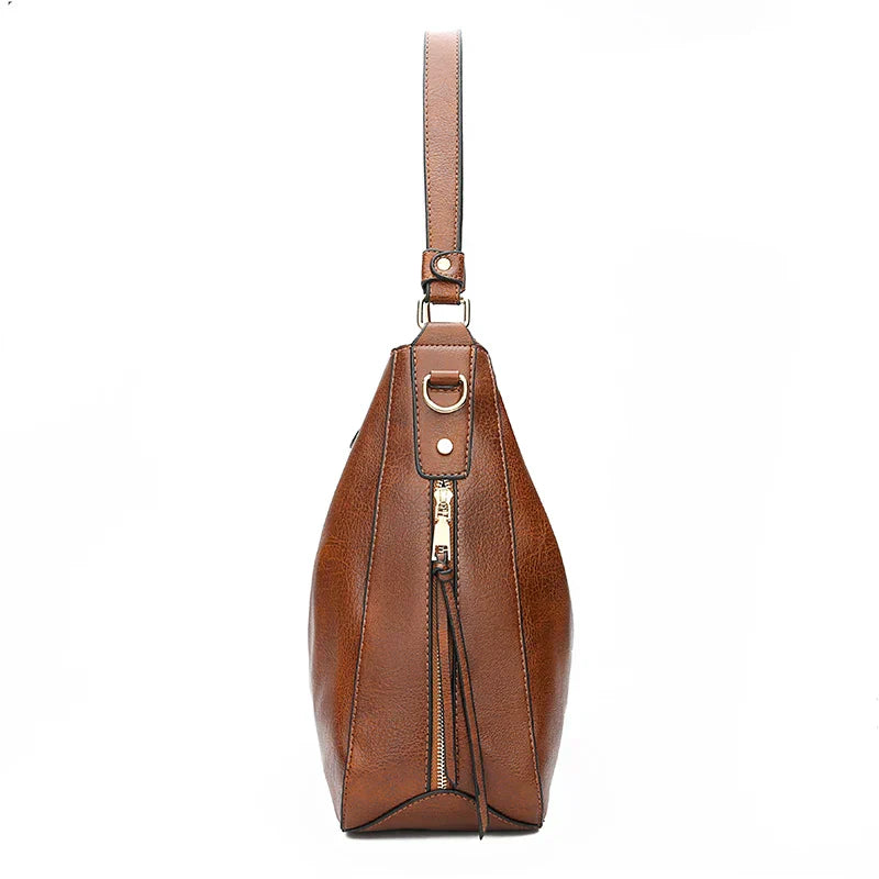Casual Retro Shoulder Bag with Adjustable Strap for Everyday Use