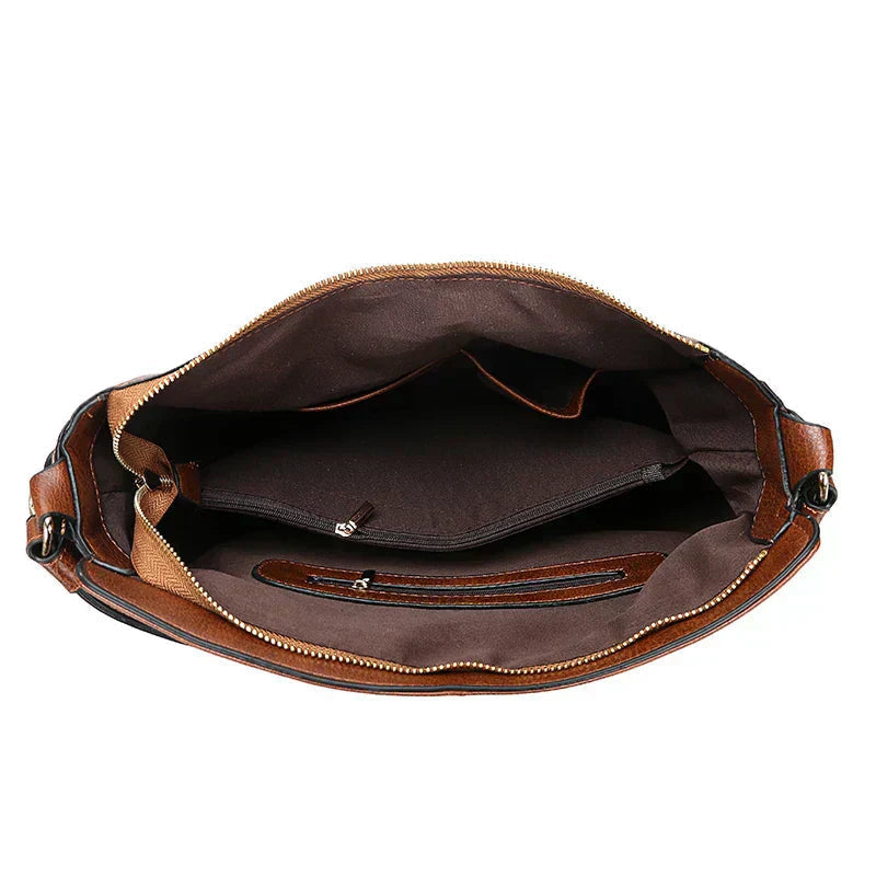 Casual Retro Shoulder Bag with Adjustable Strap for Everyday Use