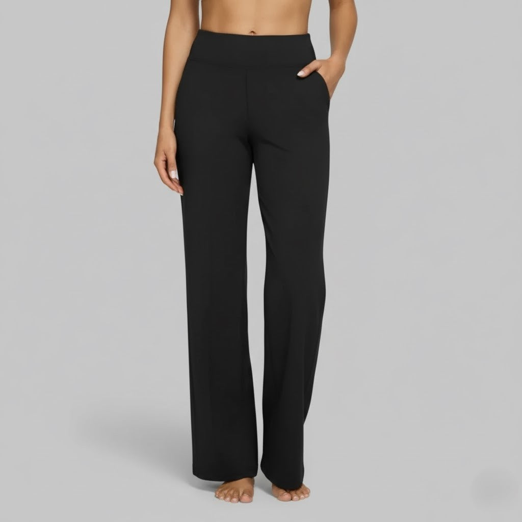 Wide-Leg Relaxed Pants for Women | Soft Fabric | Casual Everyday Wear