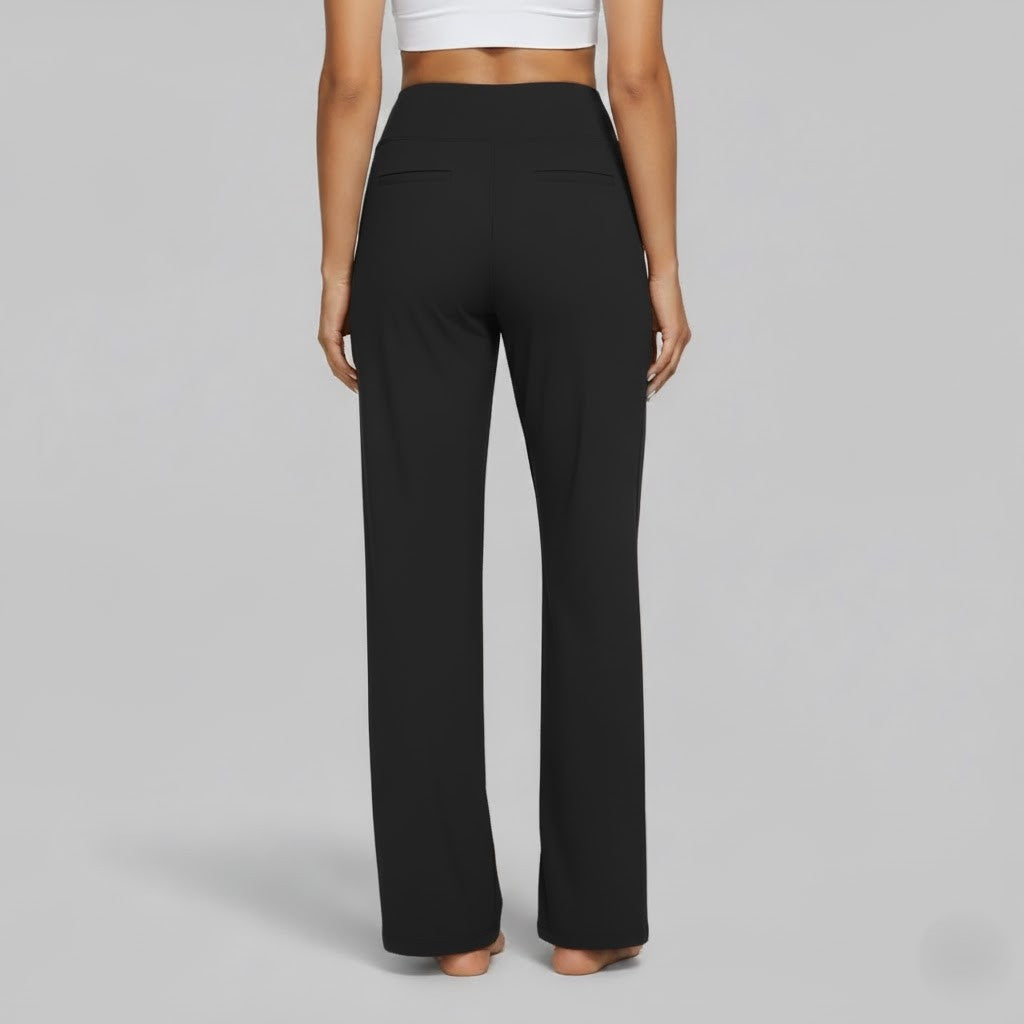 Wide-Leg Relaxed Pants for Women | Soft Fabric | Casual Everyday Wear