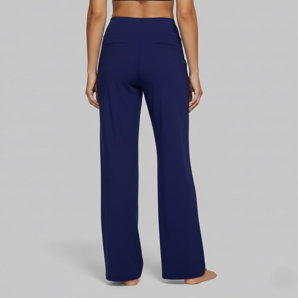 Wide-Leg Relaxed Pants for Women | Soft Fabric | Casual Everyday Wear