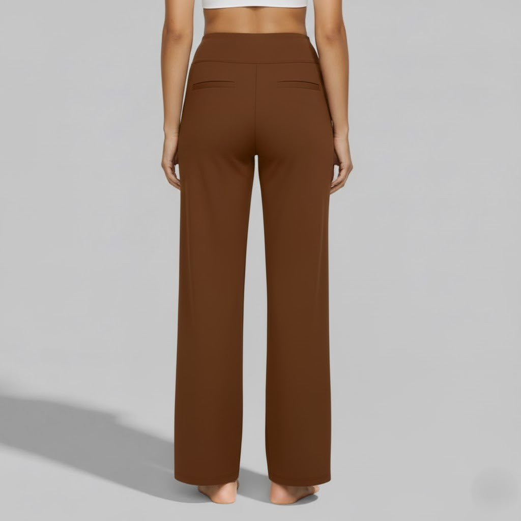 Wide-Leg Relaxed Pants for Women | Soft Fabric | Casual Everyday Wear