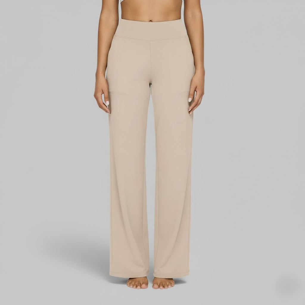 Wide-Leg Relaxed Pants for Women | Soft Fabric | Casual Everyday Wear