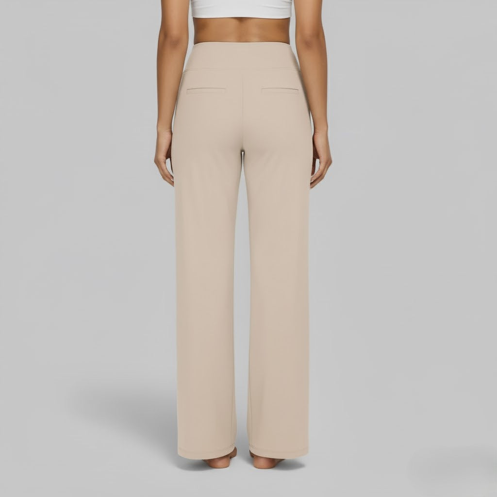 Wide-Leg Relaxed Pants for Women | Soft Fabric | Casual Everyday Wear